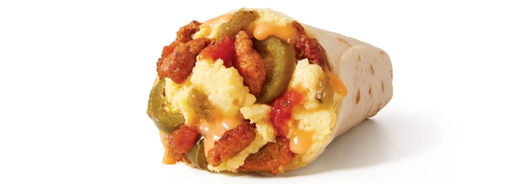 Spicy Chorizo Breakfast Burrito